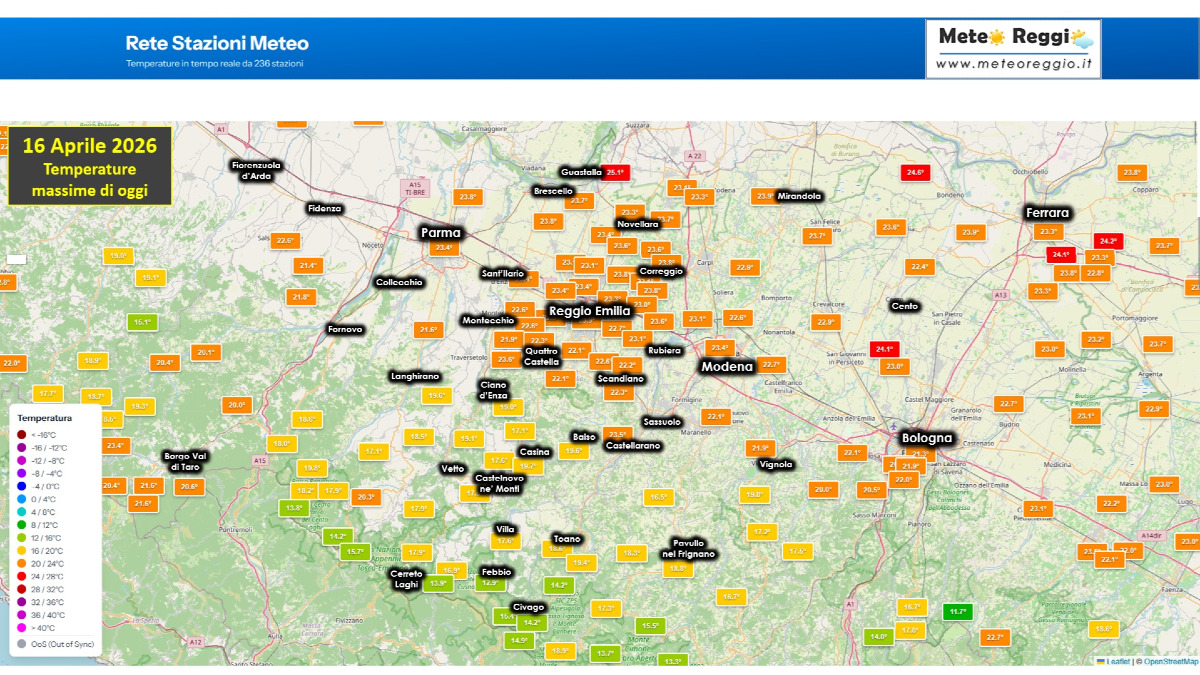 Bollettino meteo delle 18:40 - Sereno quasi ovunque, coperto in Montagna