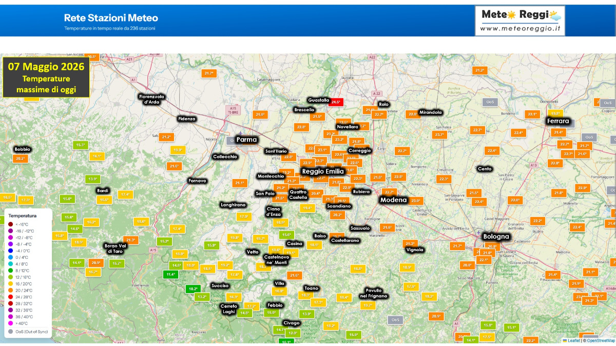 Bollettino Meteo delle 15:30