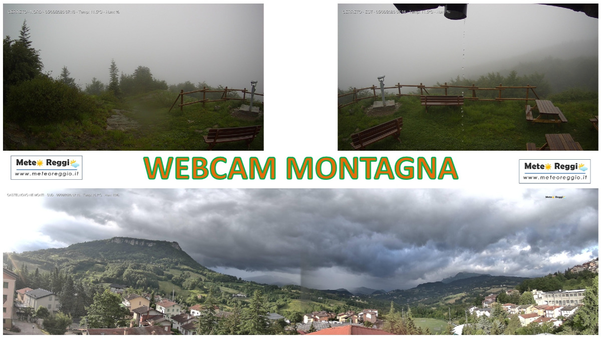 Bollettino meteo delle 07:30 - Rovesci in Montagna, parzialmente nuvoloso altrove
