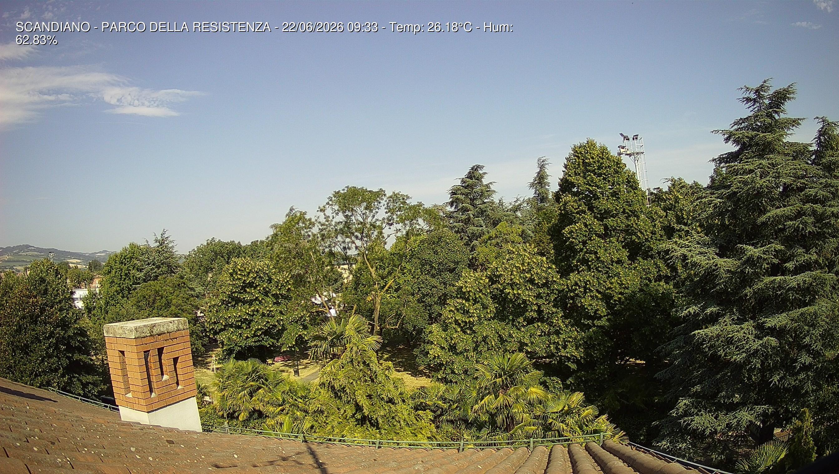 immagine della webcam nei dintorni di Bagnolo in Piano: webcam Scandiano