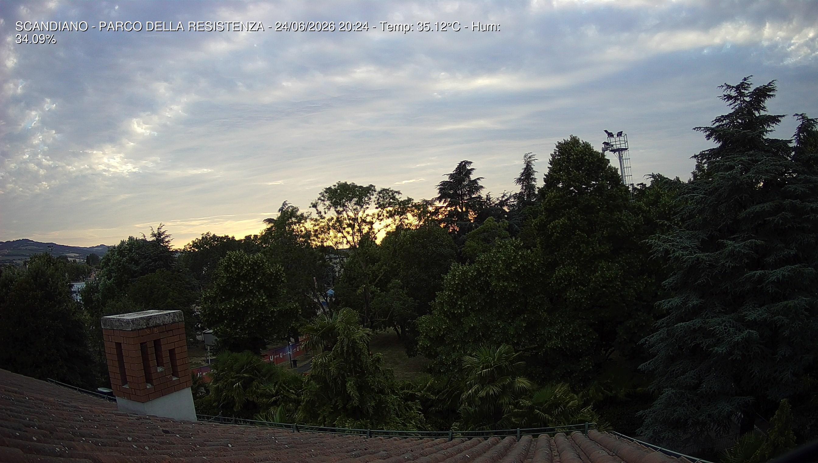 immagine della webcam nei dintorni di Castelvetro di Modena: webcam Scandiano