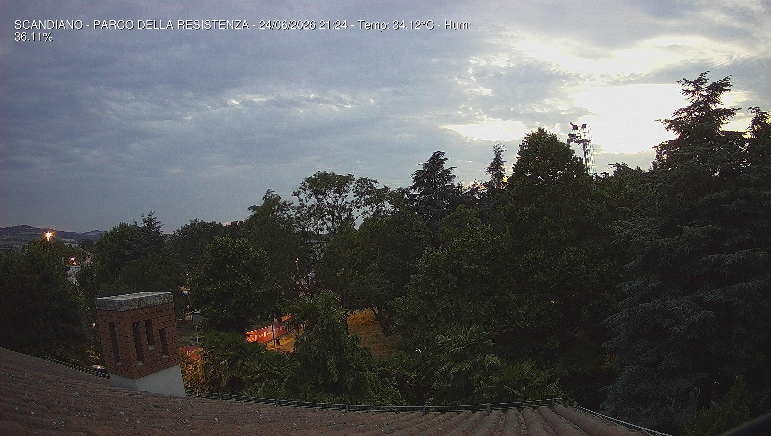 immagine della webcam nei dintorni di Castelvetro di Modena: webcam Scandiano