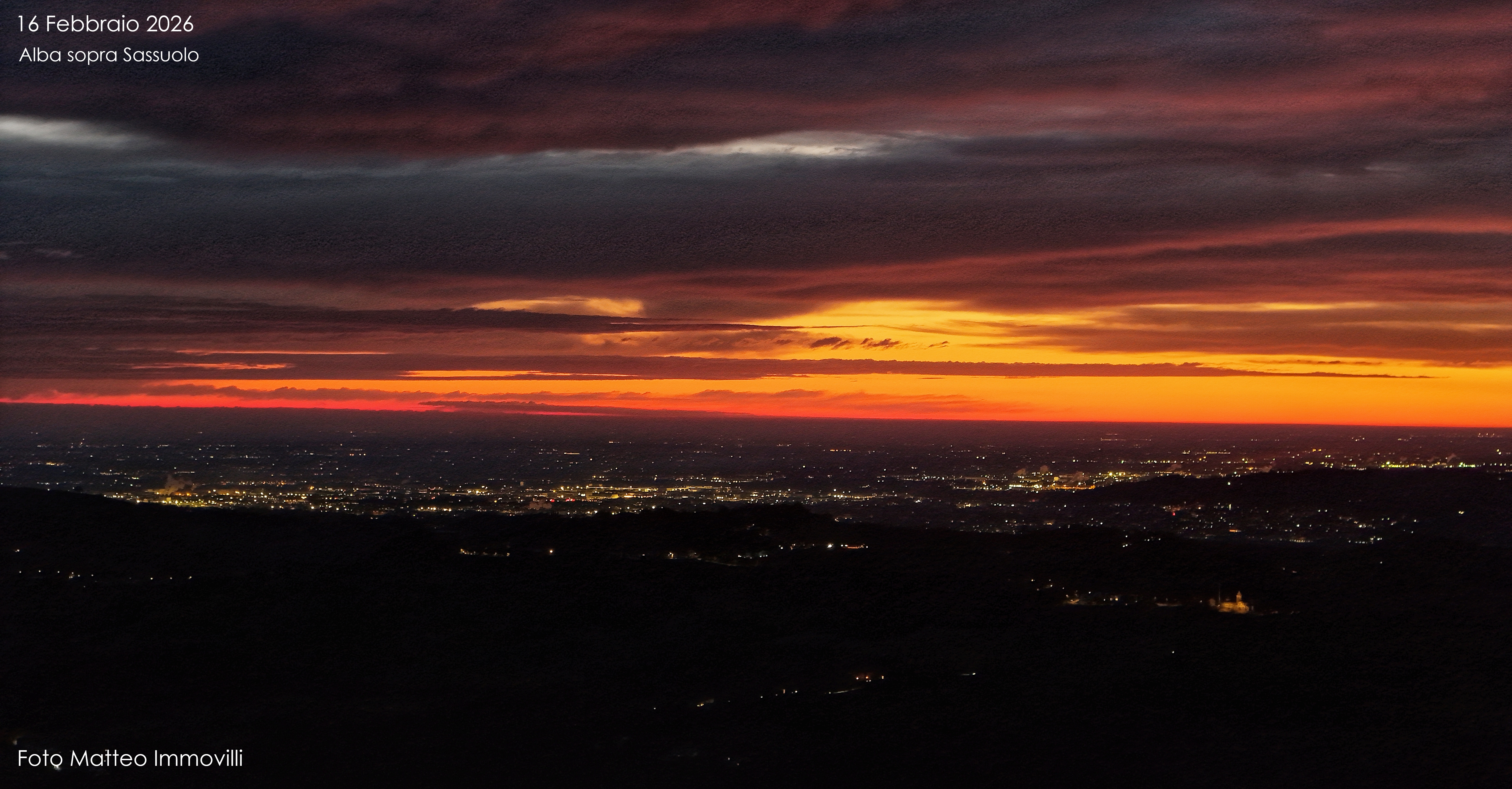 Perché all'alba vediamo colori rossi