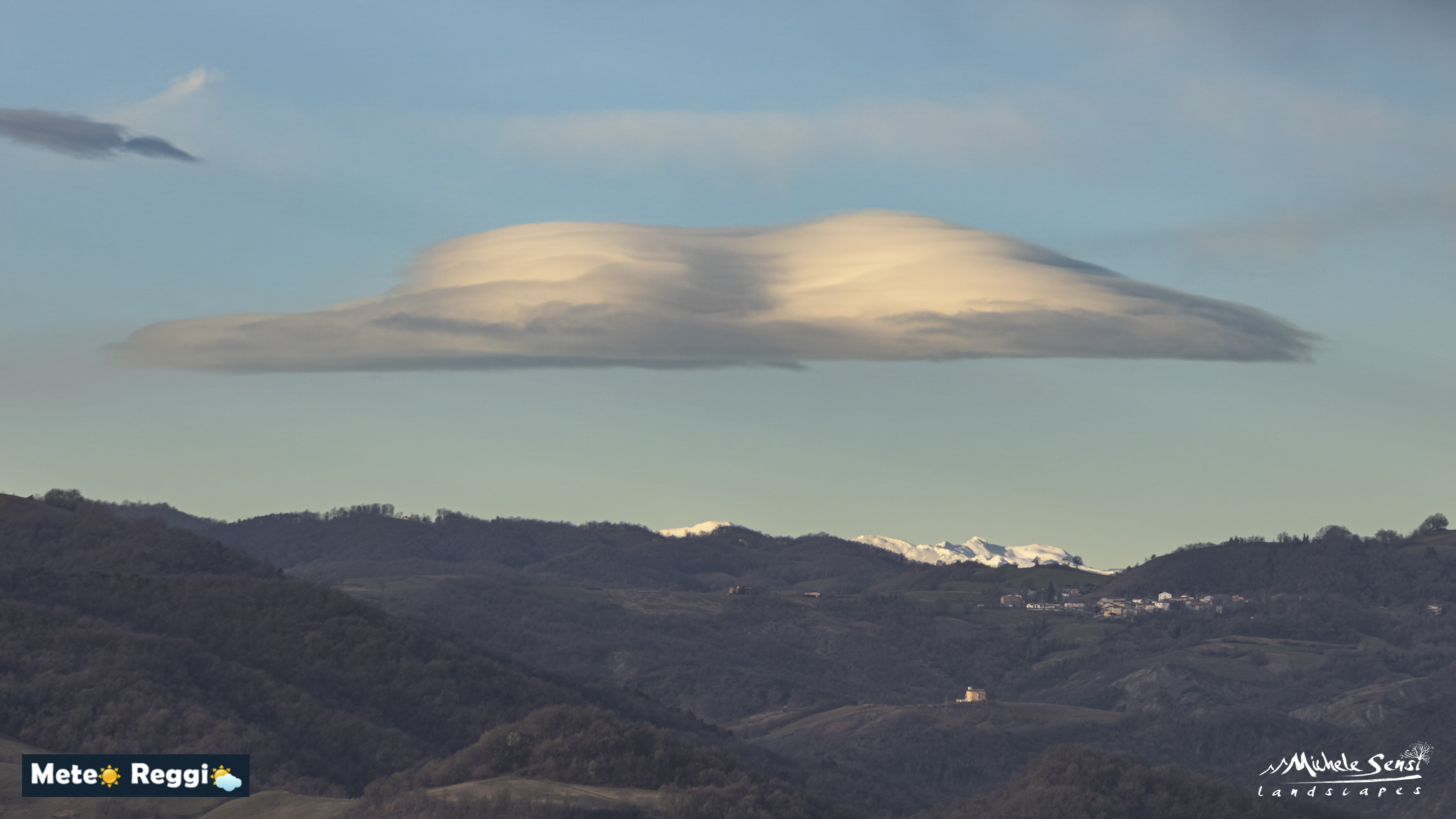 Nuvole lenticololari oggi sul Crinale
