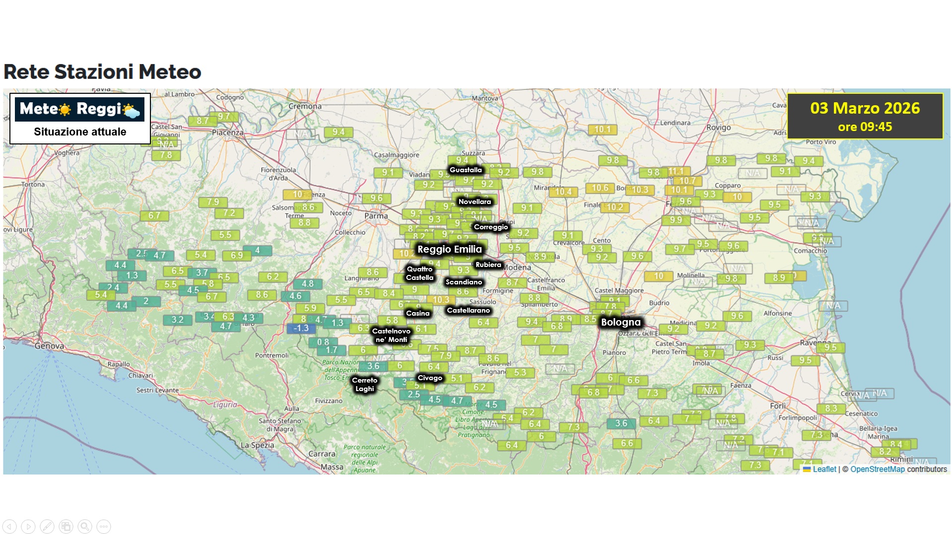 Bollettino del 03 marzo 2026