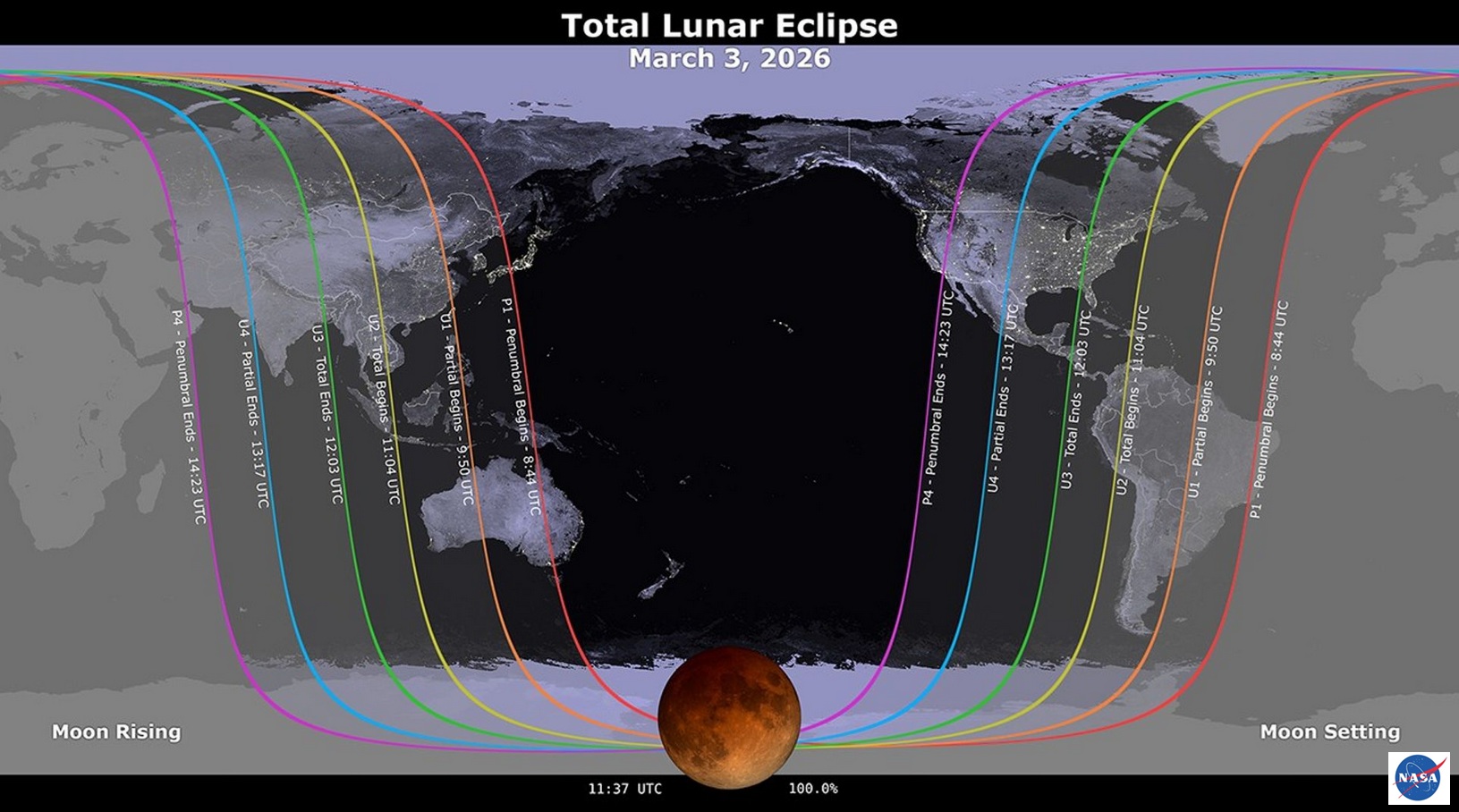 Eclissi Totale di Luna: perché oggi a Reggio Emilia non vedremo nulla (e quando sarà la prossima)