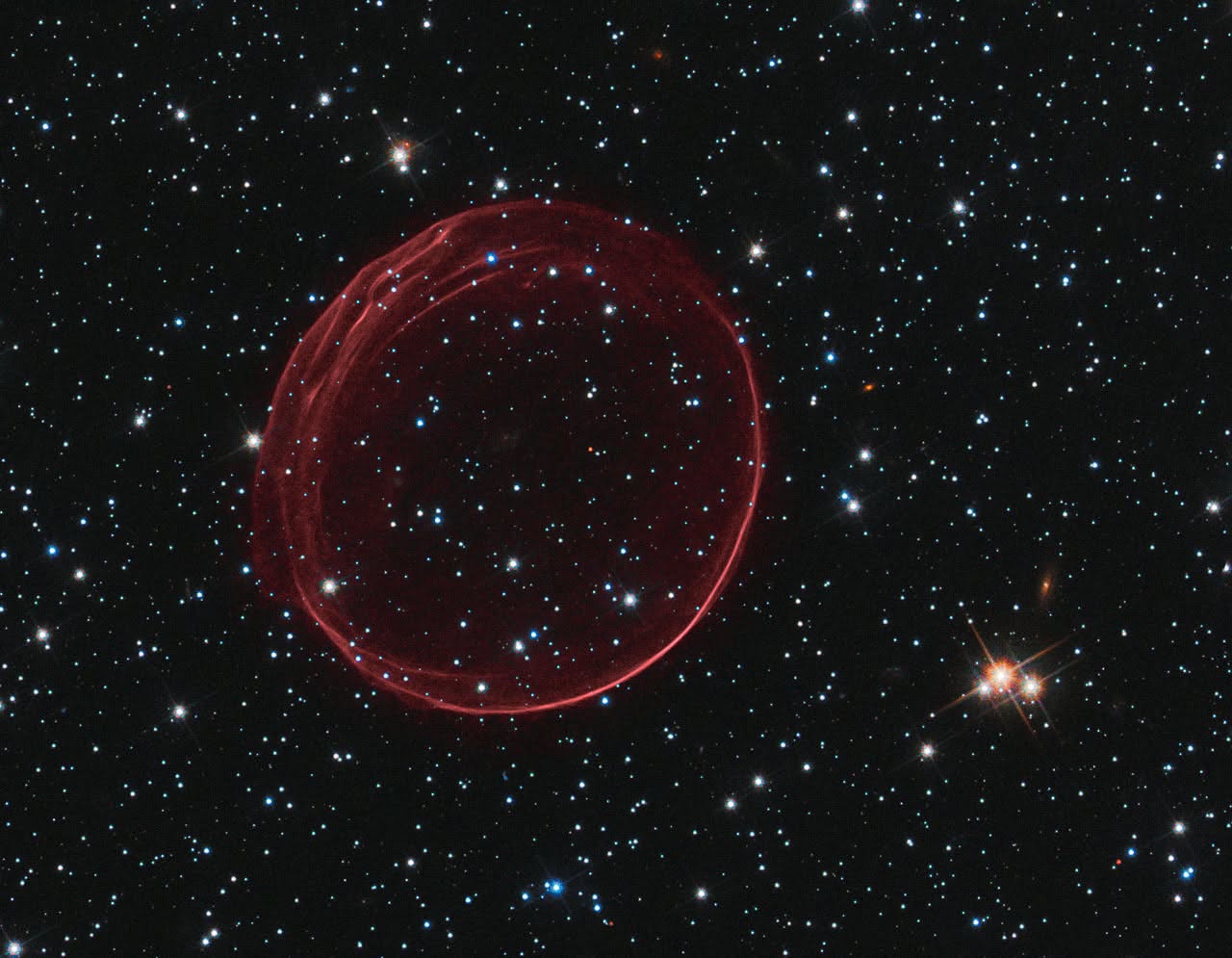 SNR B0509, Da Hubble Space Telescope