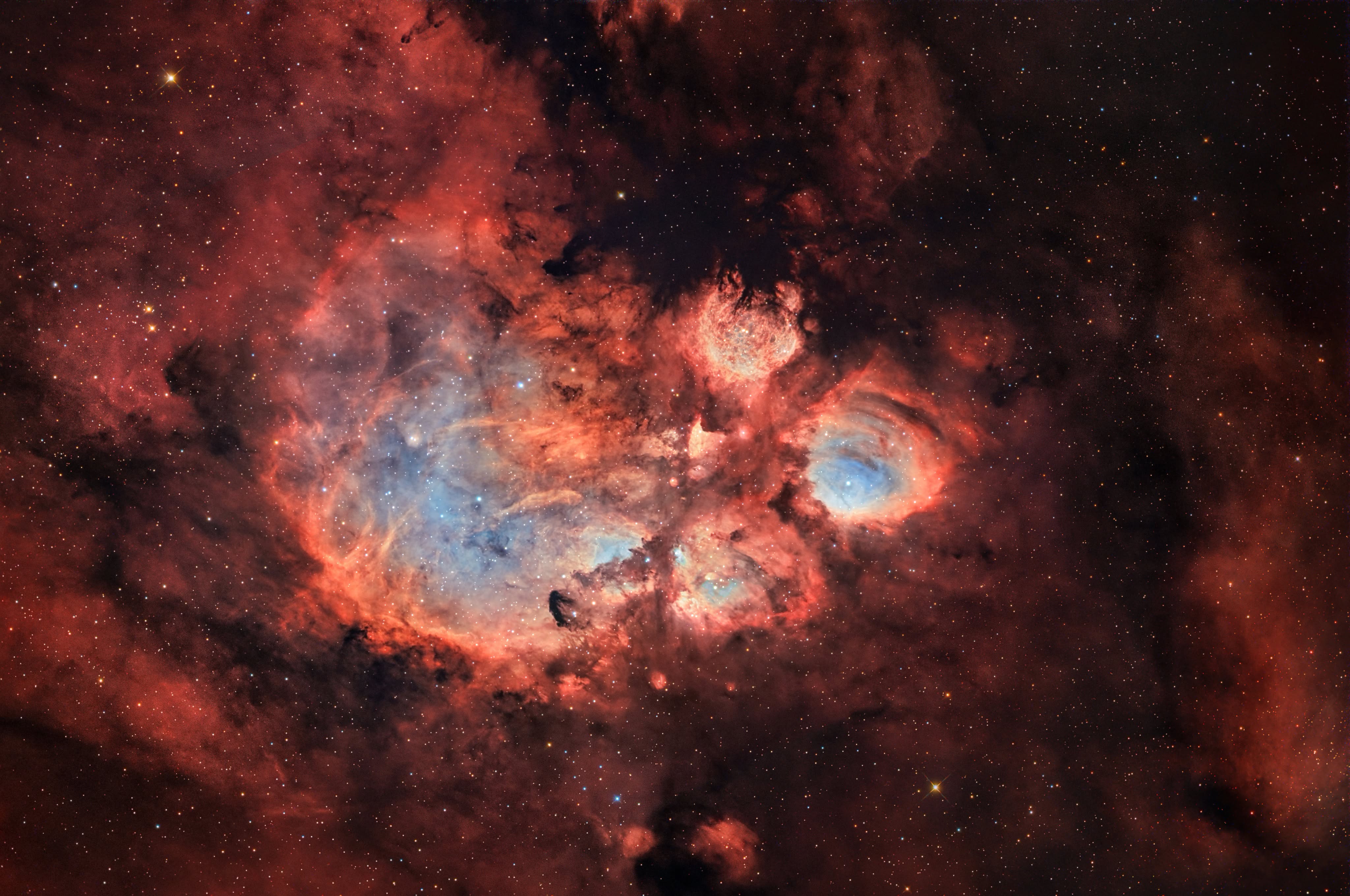 Nebulosa zampa di gatto. NGC 6334