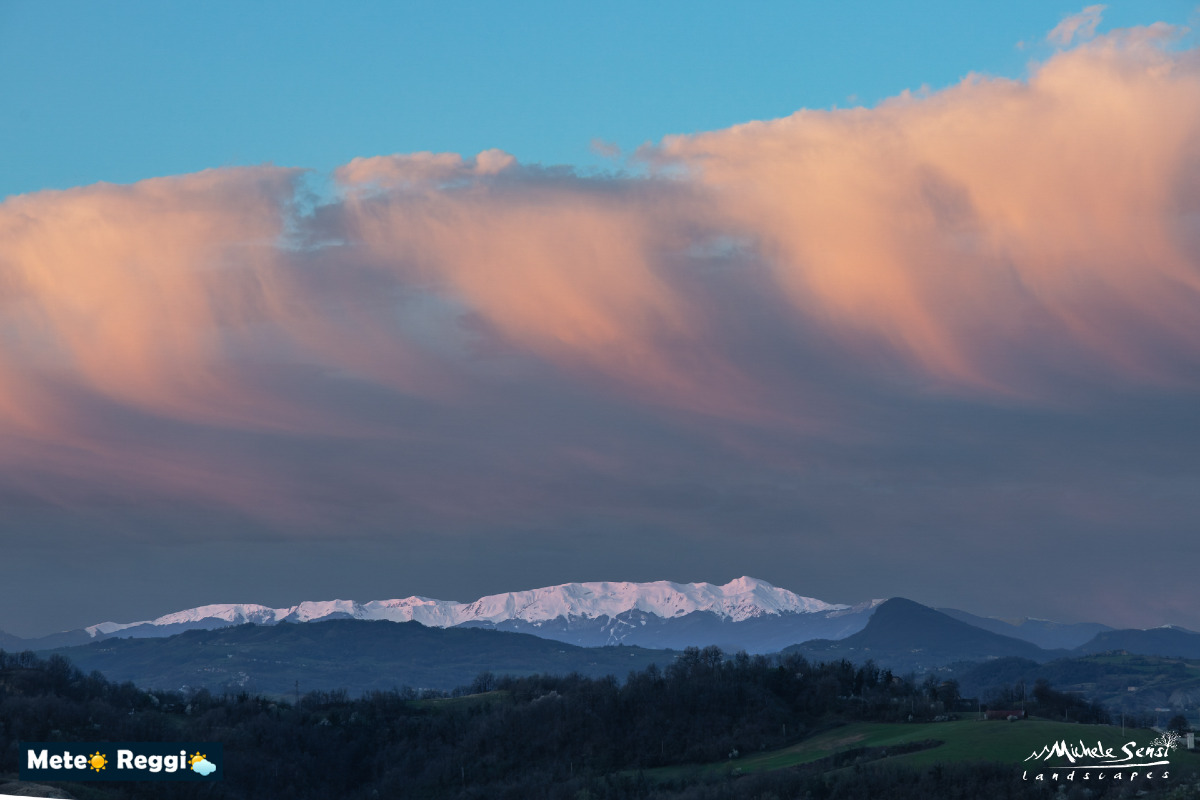 Alba di cristallo: Il Gigante appenninico tra venti Balcanici e "Fanoni" di luce