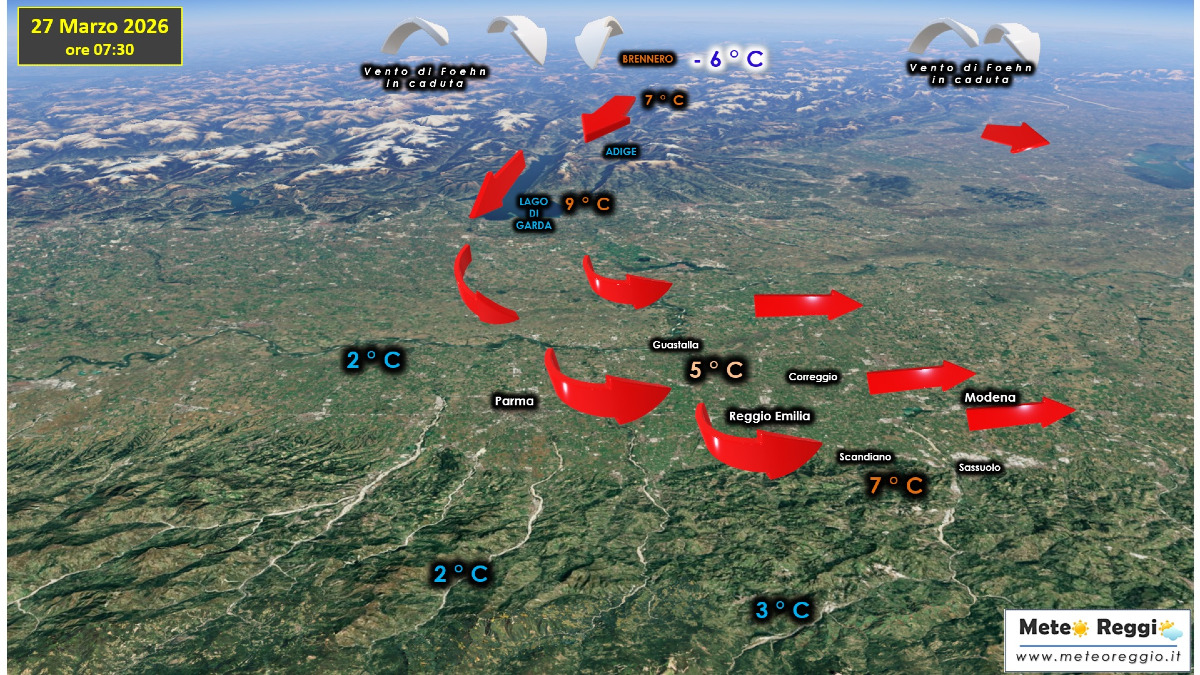 Il "Respiro" delle Alpi: comprendere il Foehn e l'effetto del ciclone Deborah