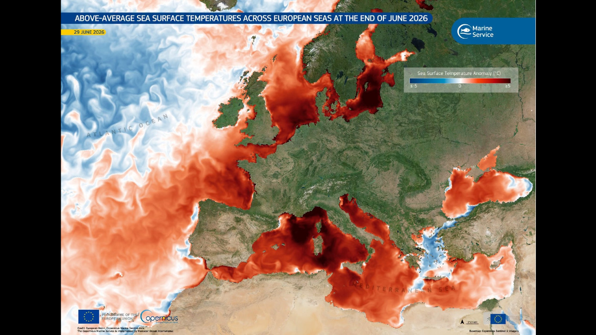 Il Mediterraneo si è trasformato in un brodo bollente: raggiunti i 29°C prima di Luglio. L'allarme nei dati di Copernicus