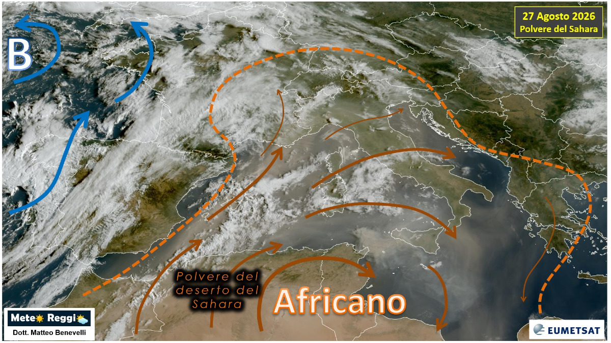 Il cielo lattiginoso e la Polvere del Sahara: scienza di un fenomeno globale