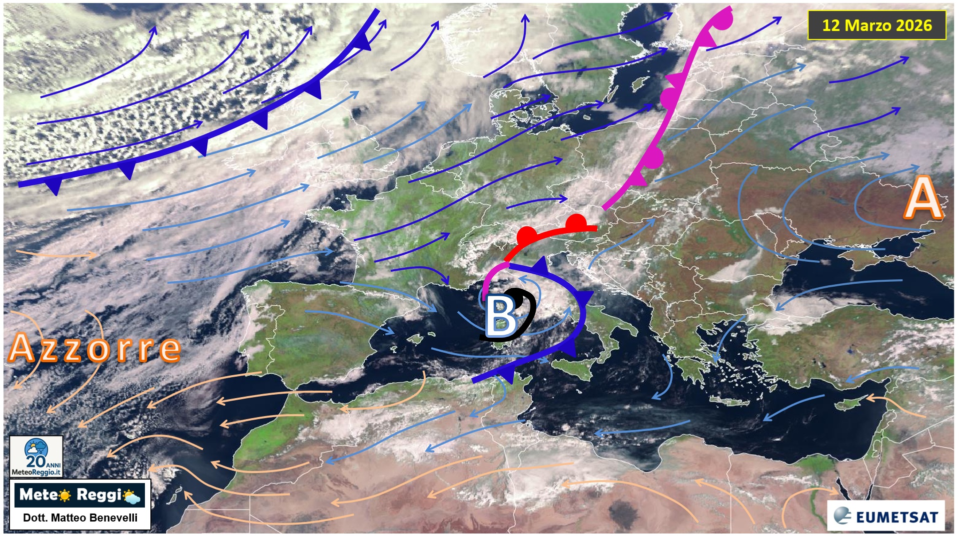 Immagine satellitare 12 marzo 2026