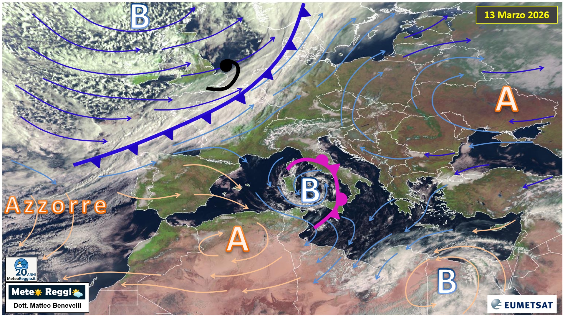 Immagine satellitare 13 marzo 2026