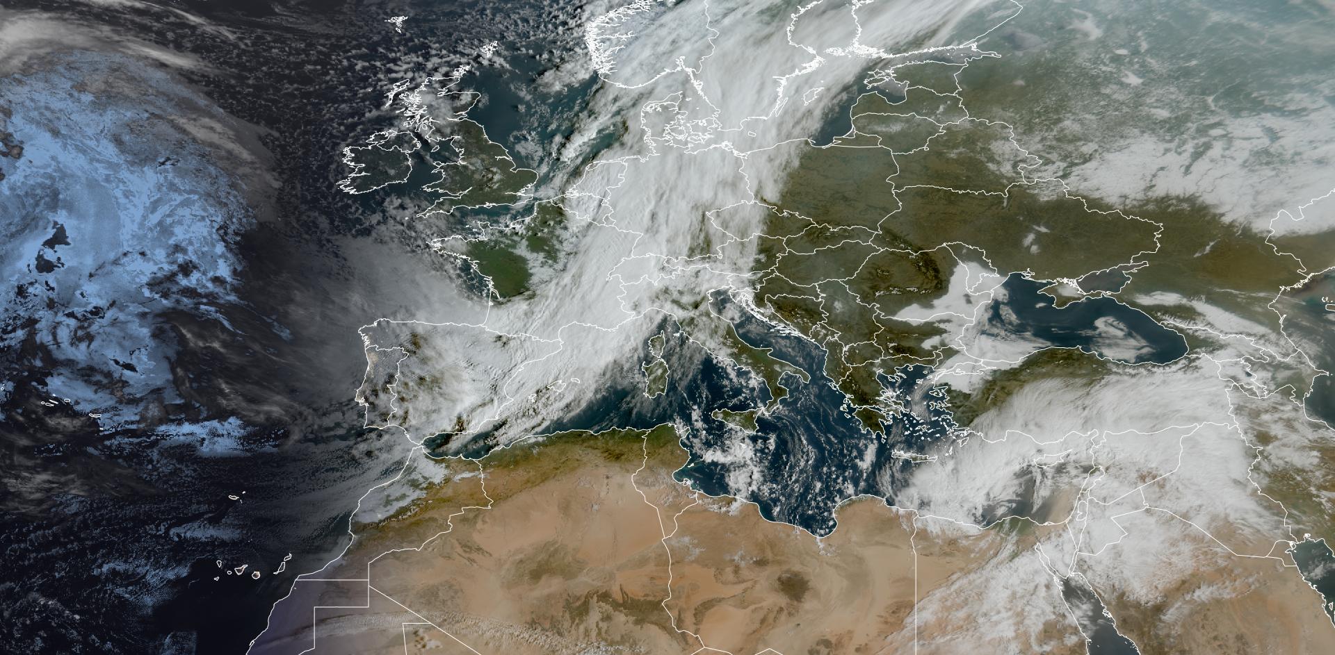 Immagine satellitare 14 marzo 2026