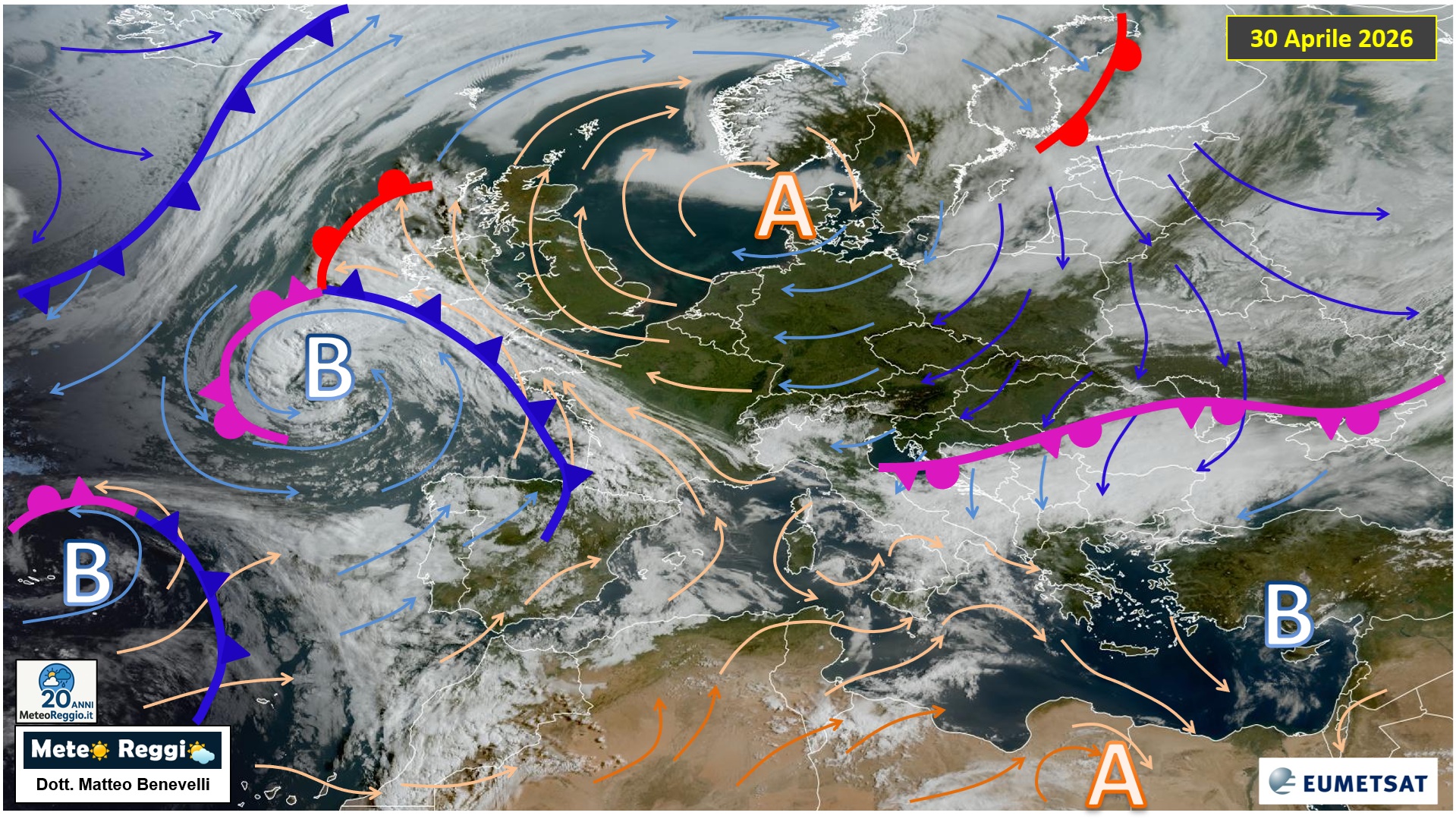 Immagine satellitare 30 aprile 2026