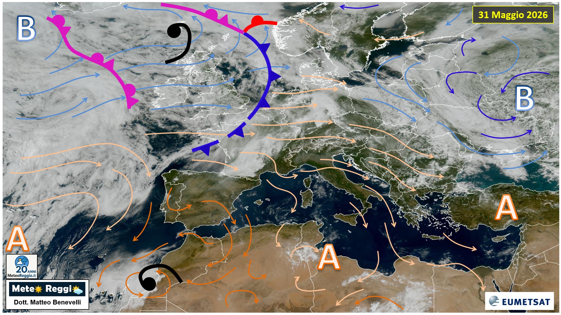 Immagine satellitare 31 maggio 2026