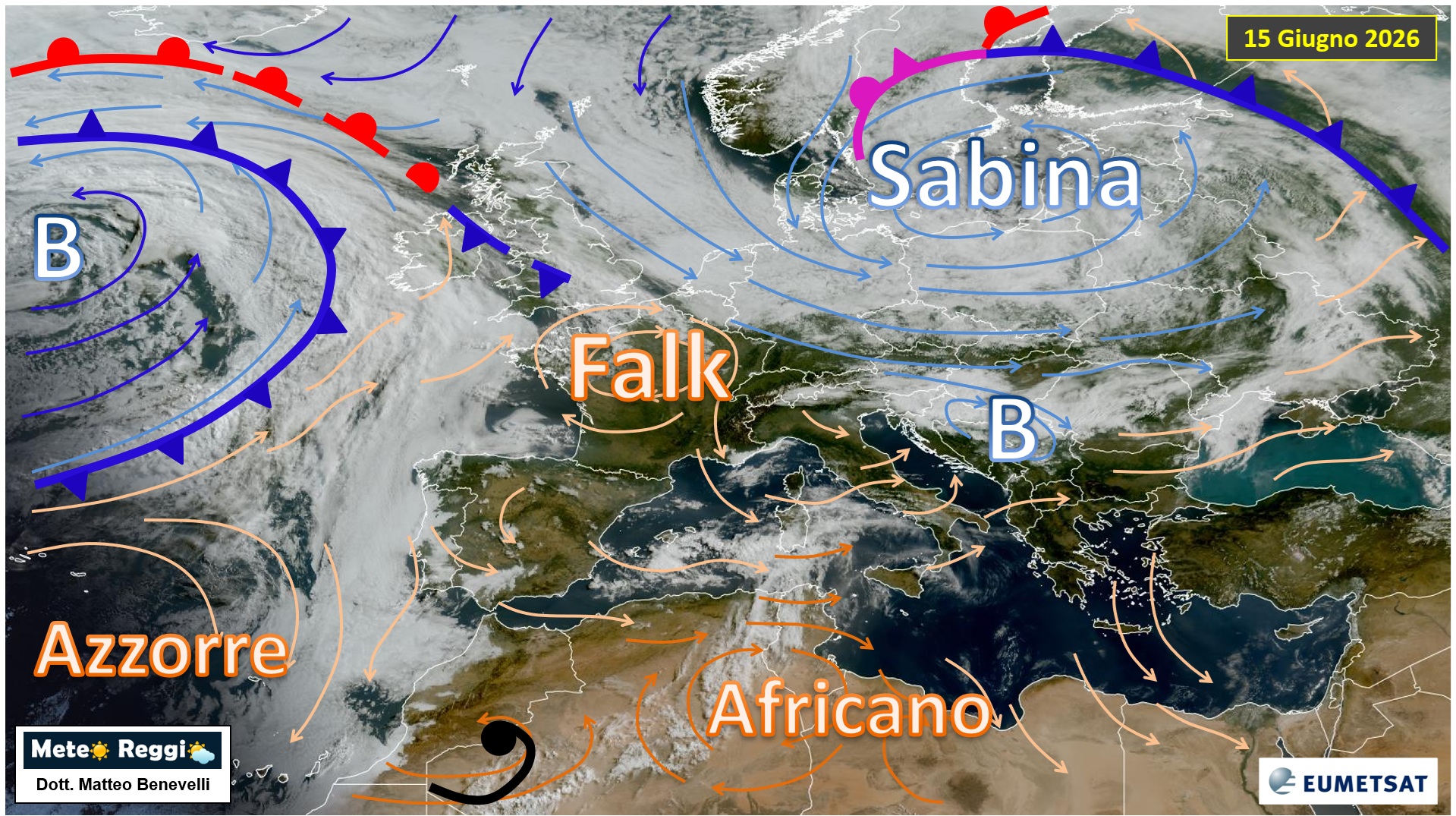 Immagine satellitare 15 giugno 2026