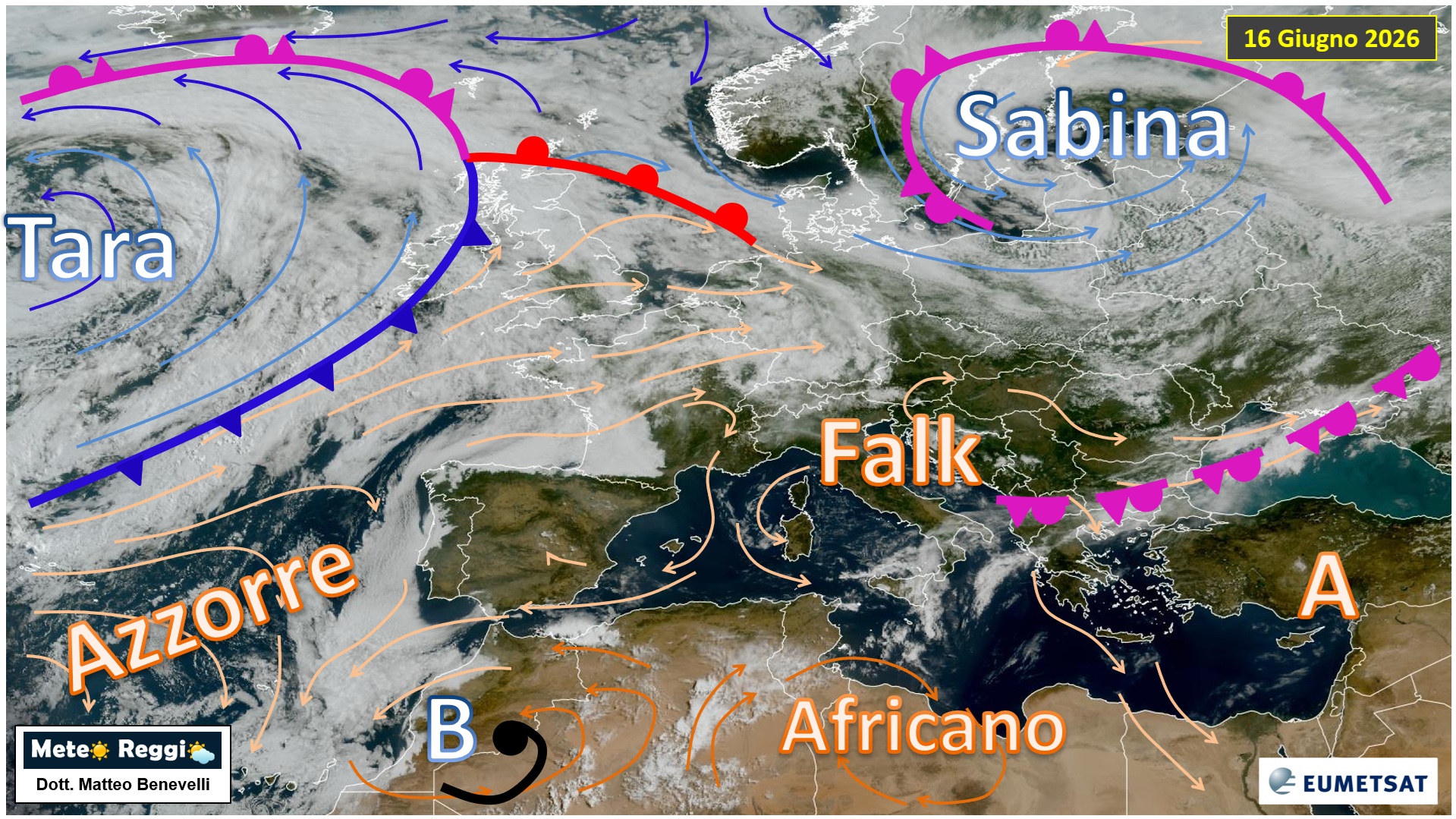 Immagine satellitare 16 giugno 2026
