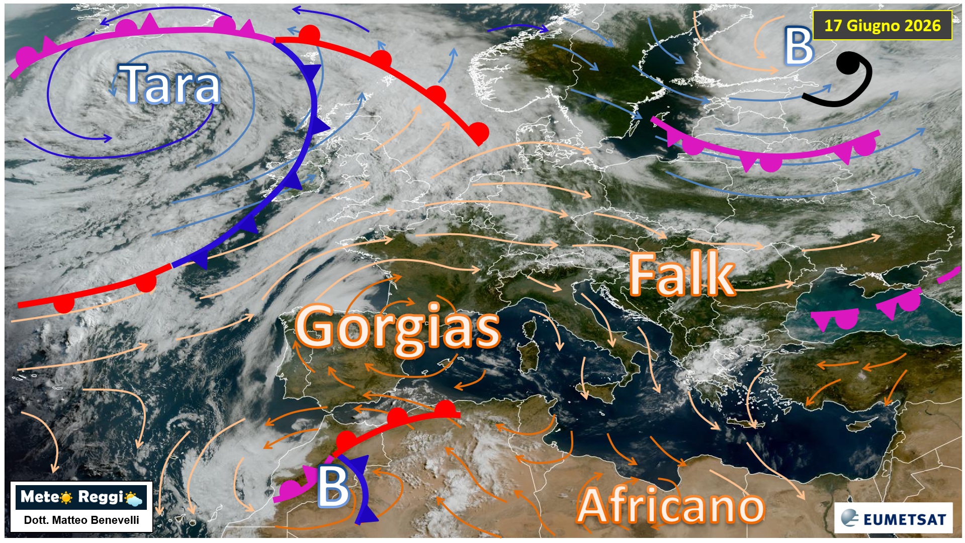 Immagine satellitare 17 giugno 2026