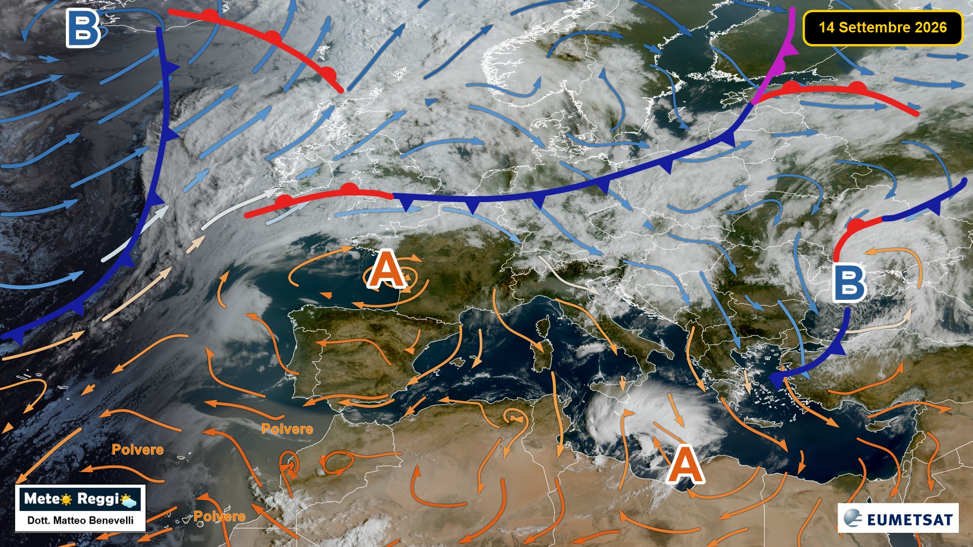 Immagine satellitare 14 settembre 2026