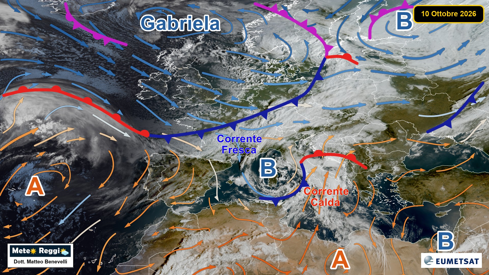 Immagine satellitare 10 ottobre 2026