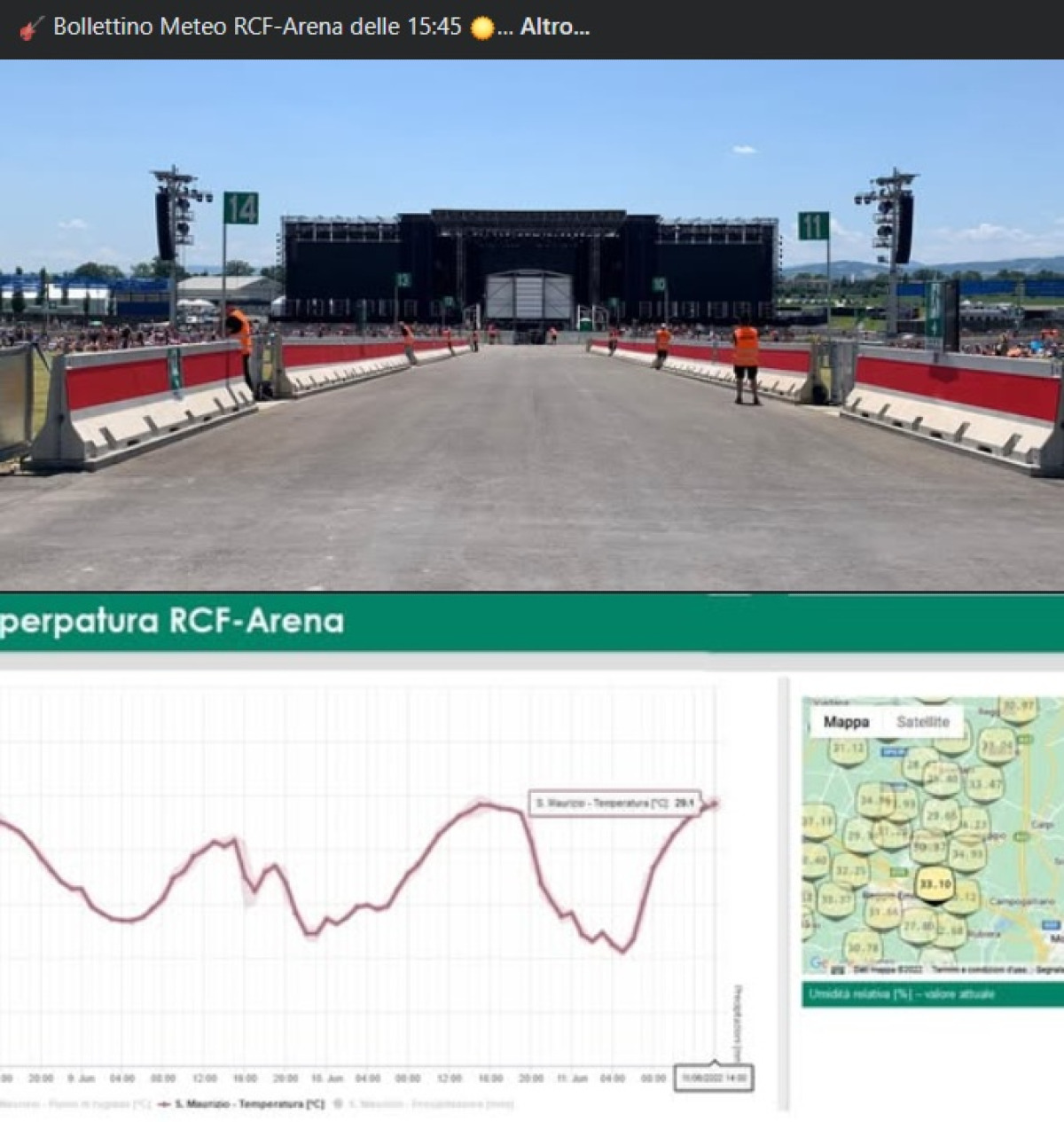 Bollettini RCF Arena