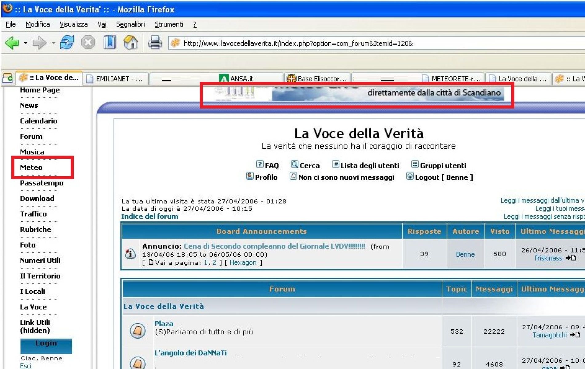 Il primo embrione di Meteo Reggio