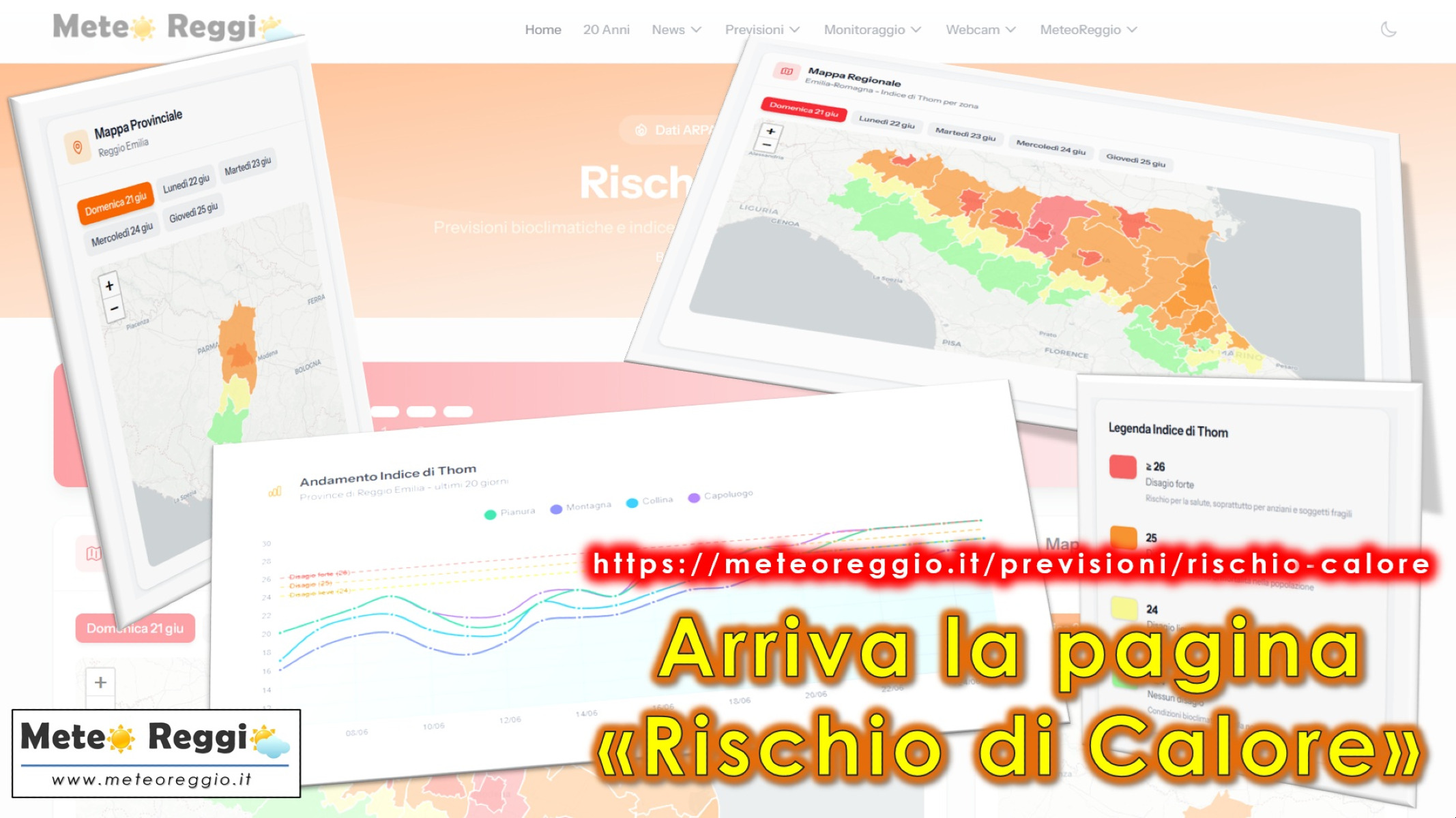 Arriva la pagina "Rischio Calore" sul nostro sito